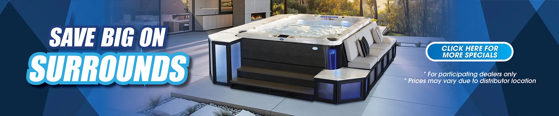 Calspas hot tub being used in a family setting - Janesville
